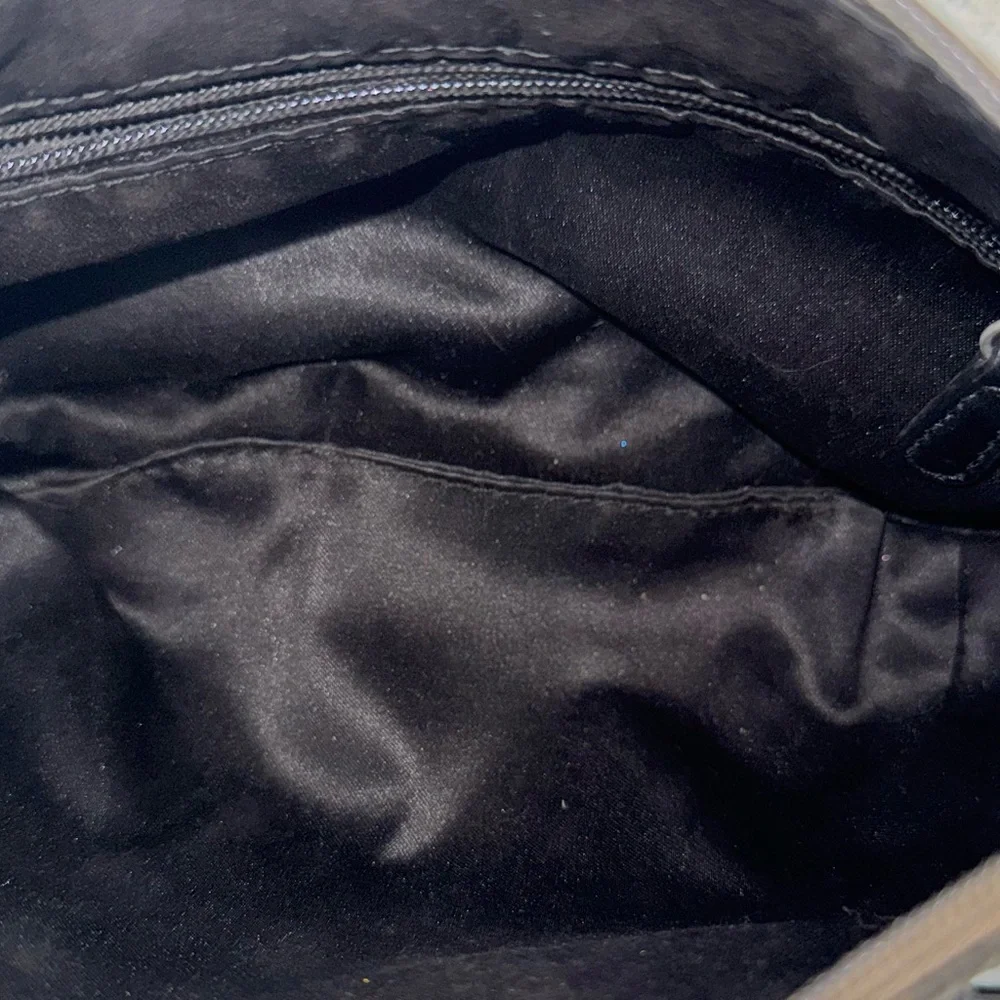 Coach Black/Brown Signature Crossbody Bag